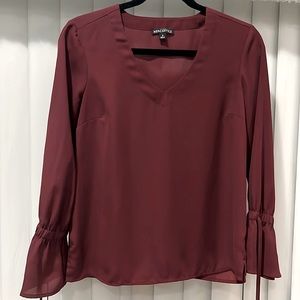 J.Crew burgundy long sleeve